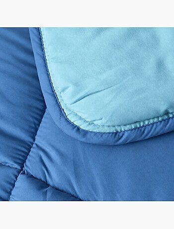 Warm tweekleurig microvezel dekbed 400 gr/m2