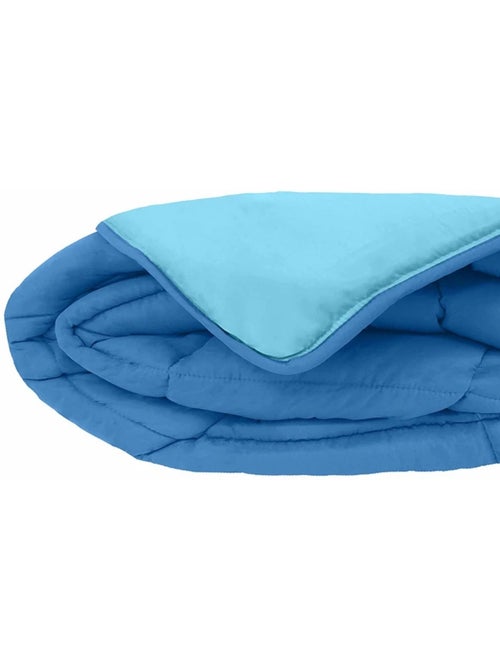 Warm tweekleurig microvezel dekbed 400 gr/m2 - Kiabi