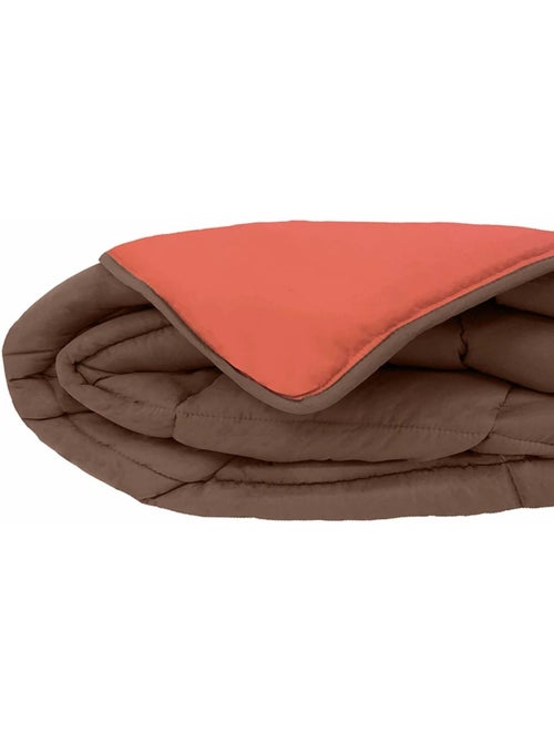 Warm tweekleurig microvezel dekbed 400 gr/m2 - Kiabi Warm tweekleurig microvezel dekbed 400 gr/m2 - Kiabi