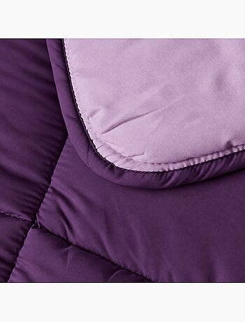 Warm tweekleurig microvezel dekbed 400 gr/m2