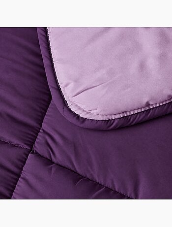 Warm tweekleurig microvezel dekbed 400 gr/m2
