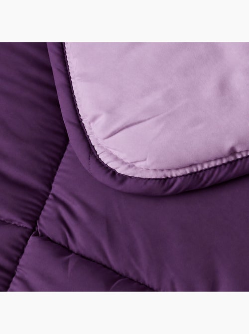 Warm tweekleurig microvezel dekbed 400 gr/m2 - Kiabi