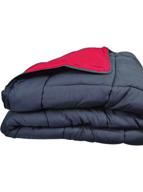Warm tweekleurig microvezel dekbed 400 gr/m2 - Kiabi