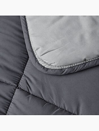 Warm tweekleurig microvezel dekbed 400 gr/m2