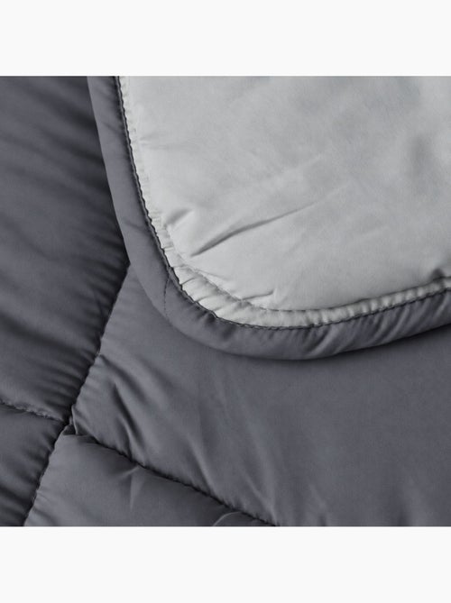 Warm tweekleurig microvezel dekbed 400 gr/m2 - Kiabi