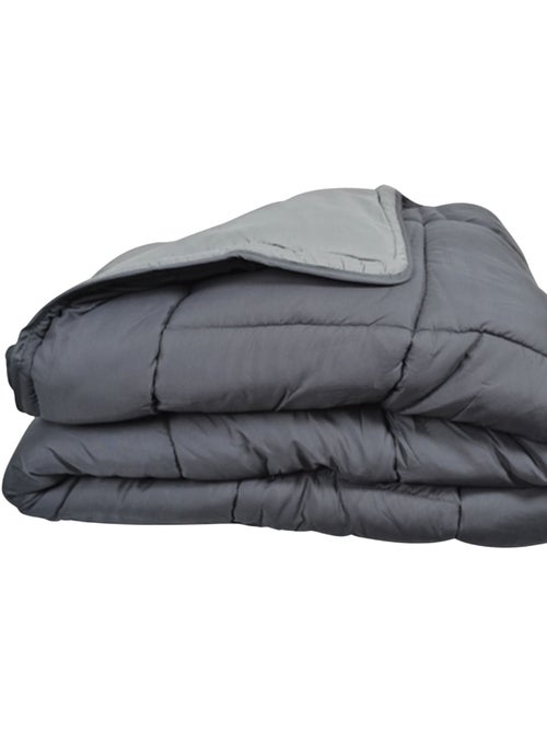 Warm tweekleurig microvezel dekbed 400 gr/m2 - Kiabi