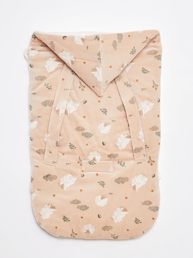 Warm wikkeldekentje voor autostoeltje Biege - Kiabi