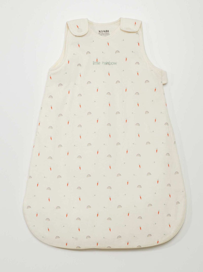 Warme babyslaapzak met afneembare mouwen - TOG-waarde 2 WIT - Kiabi