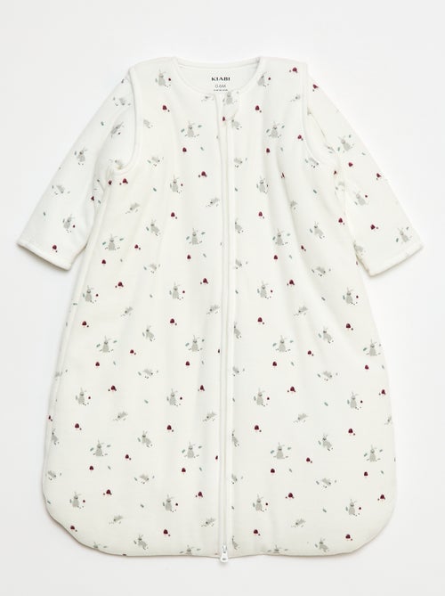Warme babyslaapzak met afneembare mouwen - TOG-waarde 2.5 - Kiabi