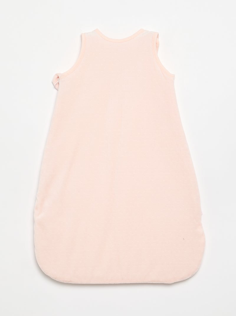 Warme babyslaapzak met motiefje, TOG-waarde 2.5 Rose - Kiabi