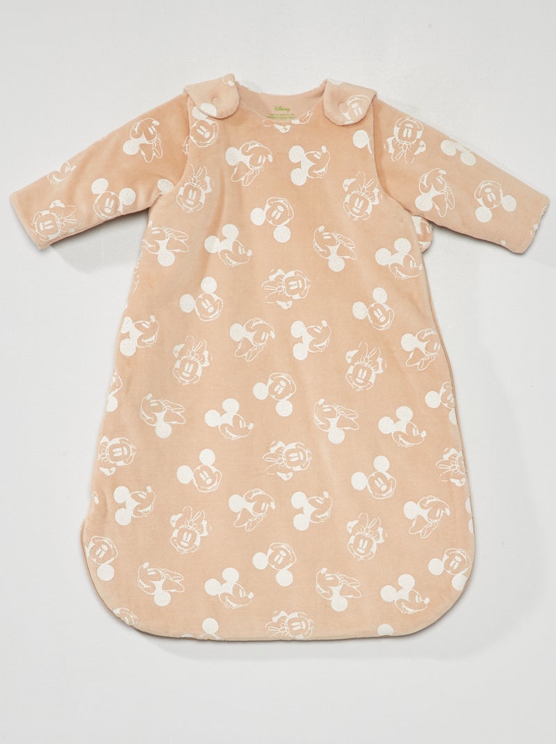 Warme babyslaapzak 'Mickey' en 'Minnie' - TOG 2.5 BIEGE - Kiabi