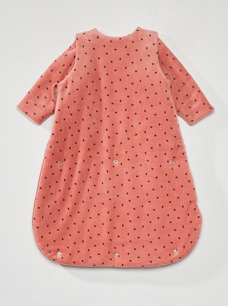Warme babyslaapzak met afneembare mouwen met drukknopen, TOG-waarde 3
