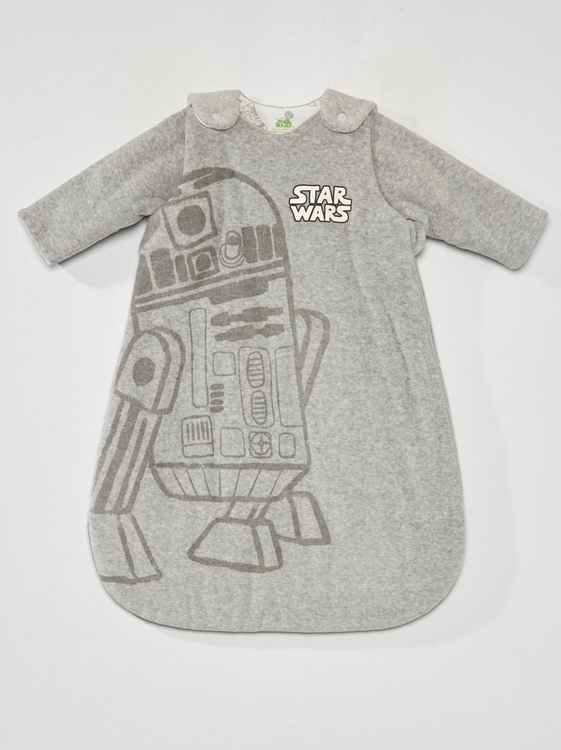 Warme babyslaapzak van velours 'Star Wars' - TOG 3 GRIJS - Kiabi