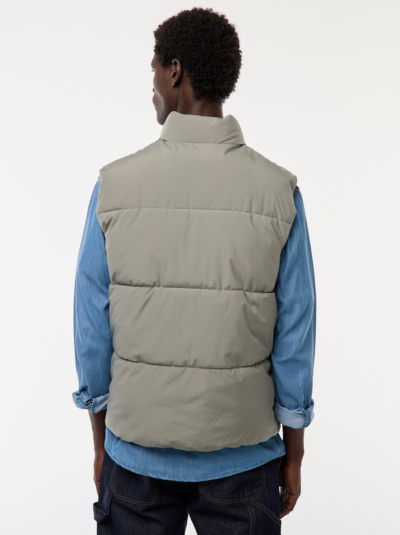 Warme bodywarmer Kaki - Kiabi