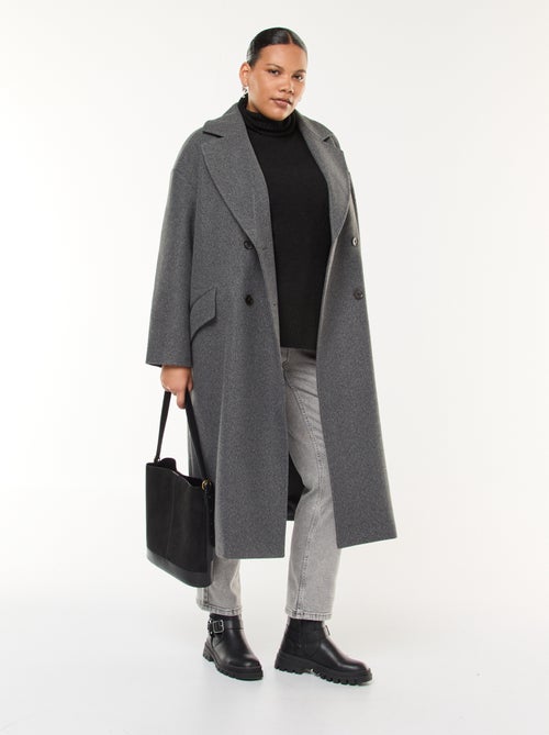 Warme coltrui met splitjes - Kiabi