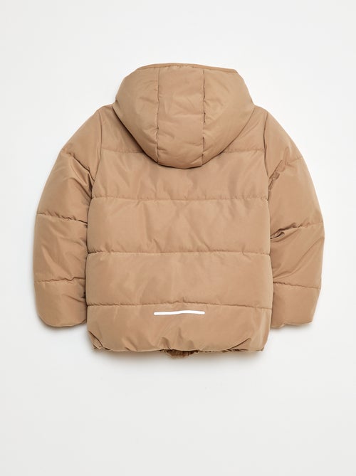 Warme donsjas met capuchon - Kiabi