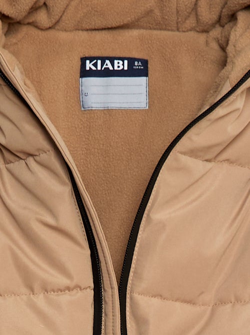 Warme donsjas met capuchon - Kiabi