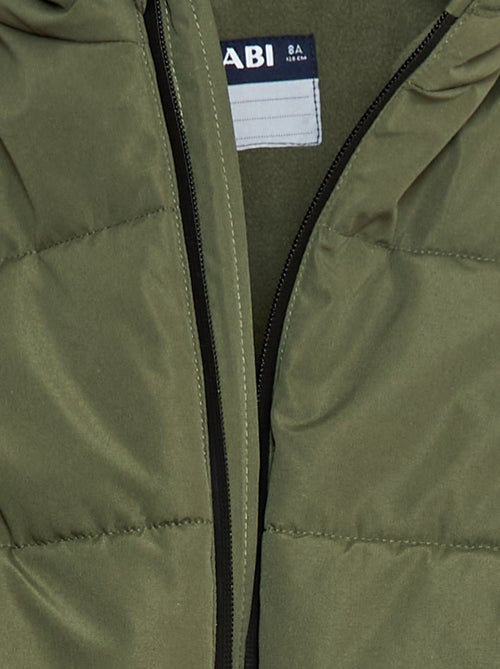 Warme donsjas met capuchon - Kiabi