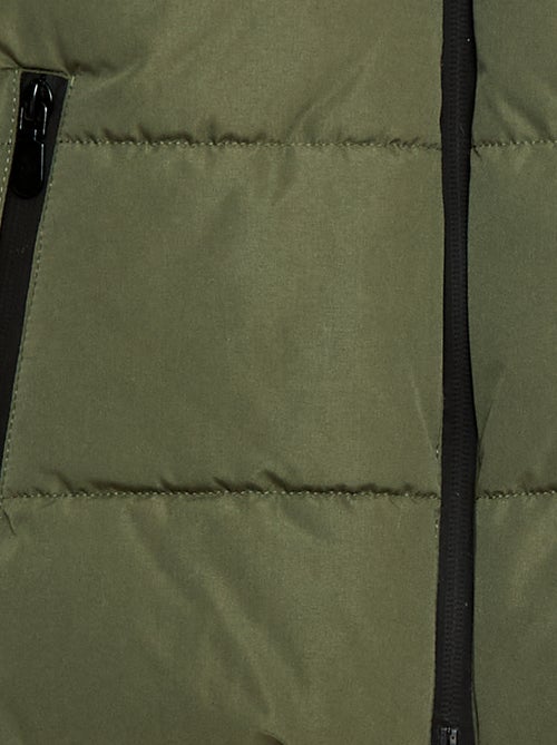 Warme donsjas met capuchon - Kiabi