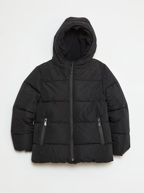 Warme donsjas met capuchon - Kiabi