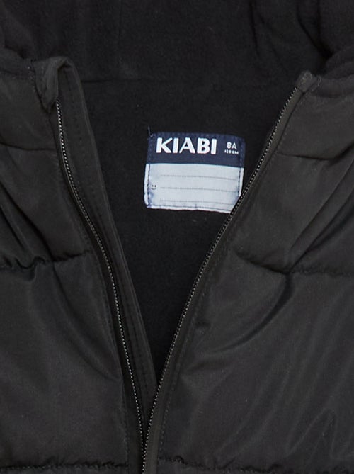 Warme donsjas met capuchon - Kiabi