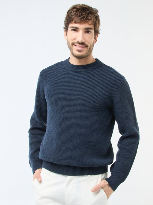 Warme effen trui - Kiabi