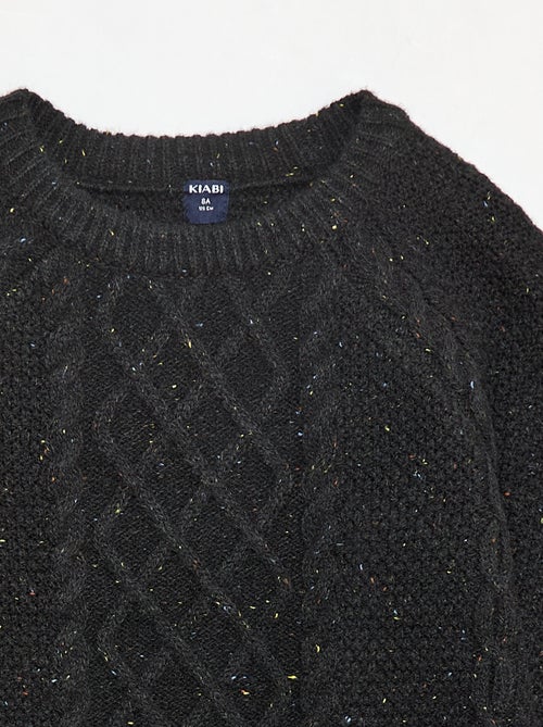 Warme, effen trui met ronde hals - Kiabi