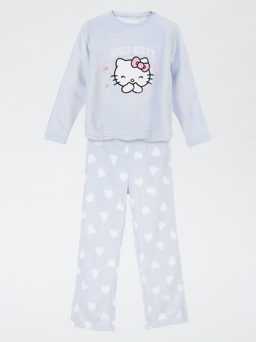 Warme fleece pyjama 'Hello Kitty' - Kiabi