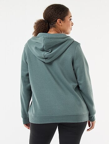 Warme hoodie van joggingstof