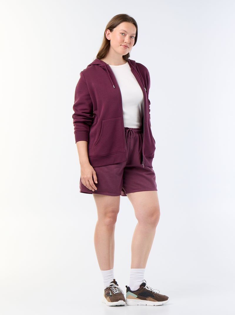 Warme hoodie van joggingstof Rose - Kiabi