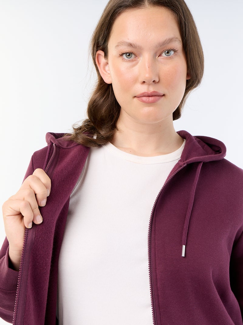 Warme hoodie van joggingstof Rose - Kiabi