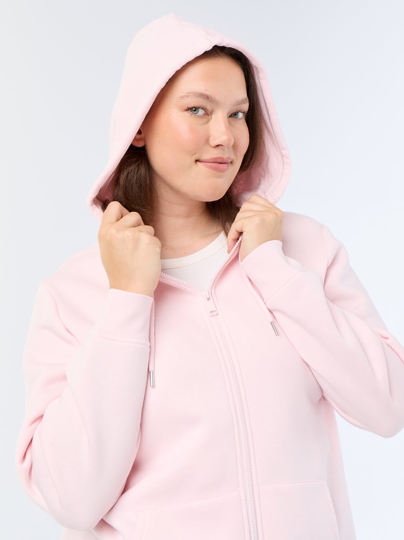 Warme hoodie van joggingstof Rose - Kiabi