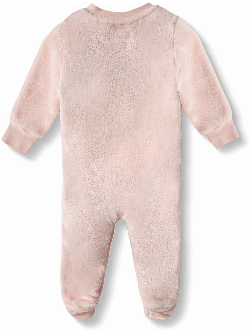 Warme jumpsuit voor baby's - guess kids Roze - Kiabi
