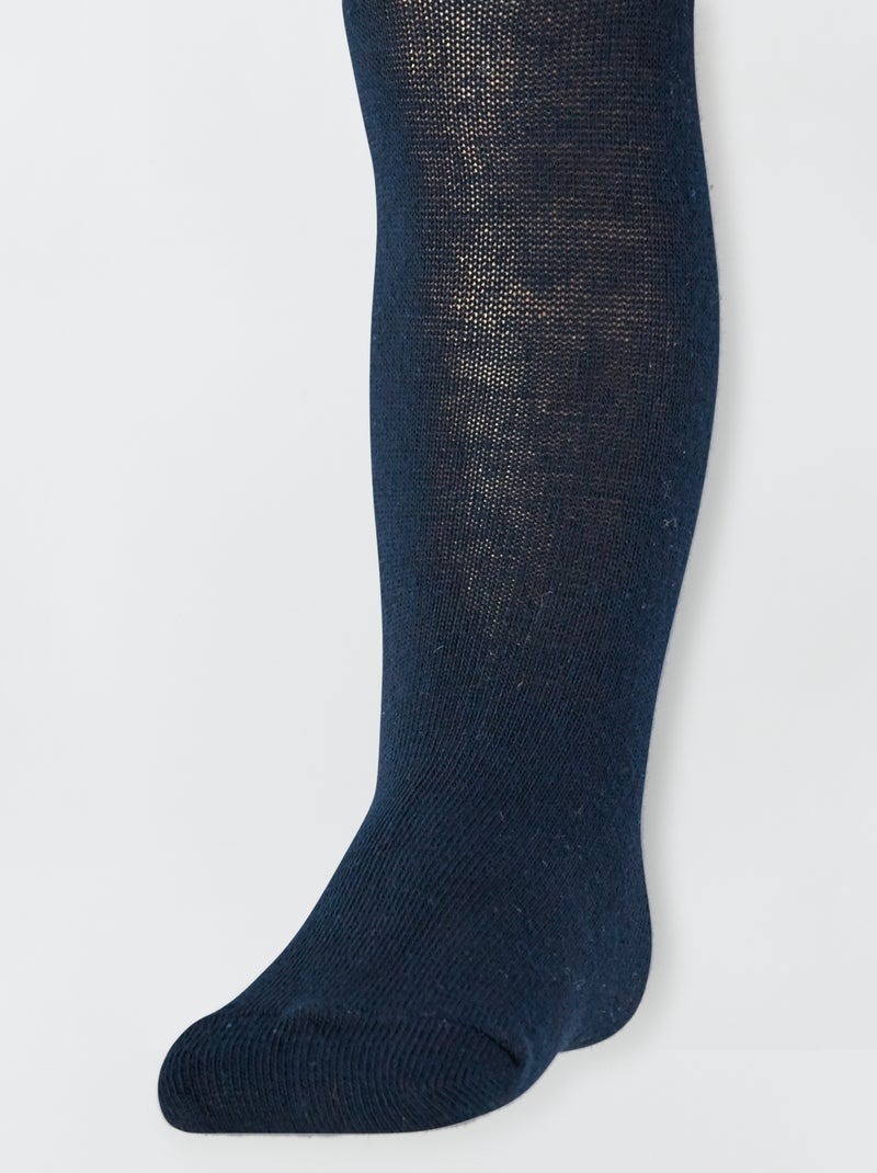Warme kousenbroek BLAUW - Kiabi