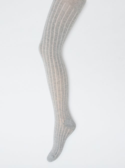 Warme kousenbroek van ribstof - Setje van 2 - Kiabi