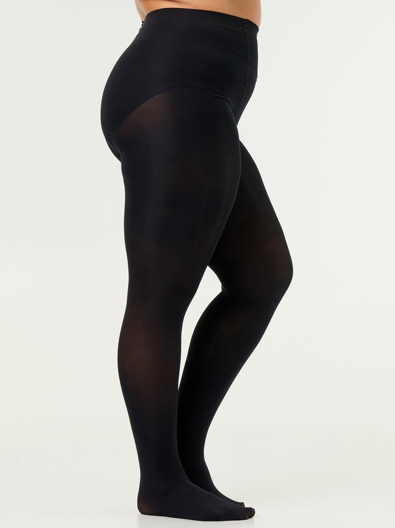 Warme panty 120D Zwart - Kiabi