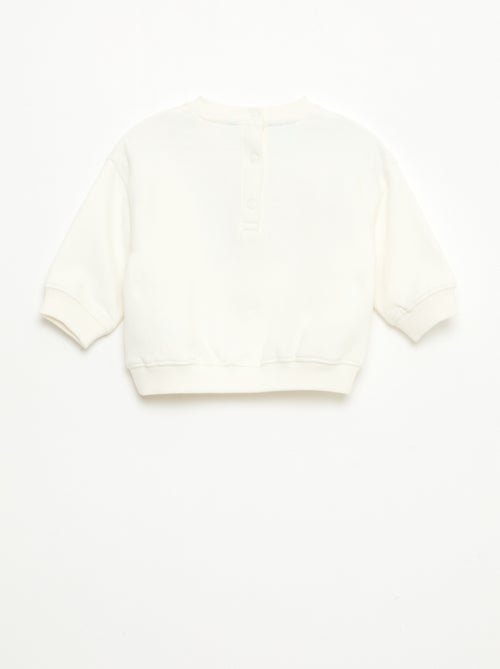 Warme sweater met 'Disney'-print - Kiabi