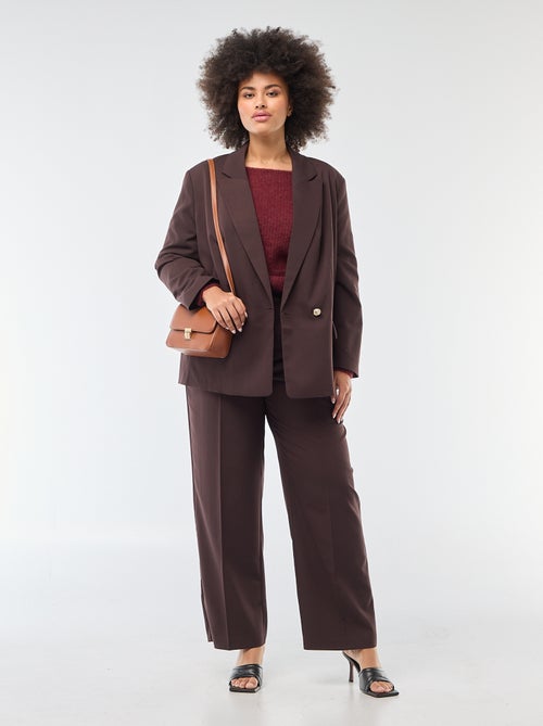 Warme trui van mohair met ronde hals - Kiabi