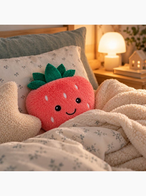Warmteknuffel aardbei met geborduurd gezichtje - Kiabi Warmteknuffel aardbei met geborduurd gezichtje - Kiabi
