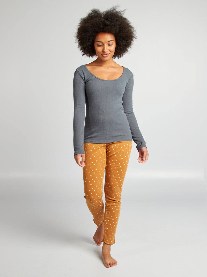 Warmteregulerend T-shirt GRIJS - Kiabi