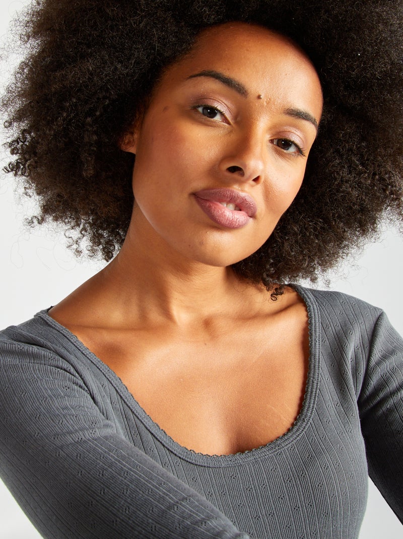 Warmteregulerend T-shirt GRIJS - Kiabi