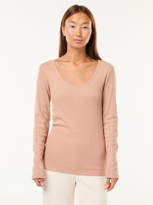 Warmteregulerend T-shirt met lange mouw - Kiabi