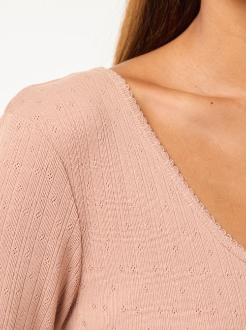 Warmteregulerend T-shirt met lange mouw - Kiabi