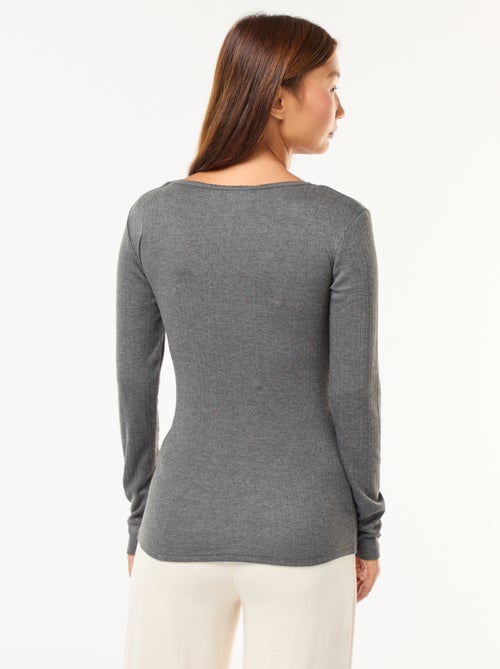 Warmteregulerend T-shirt met lange mouw - Kiabi