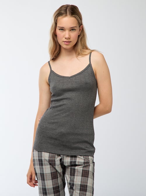 Warmteregulerende effen singlet - Kiabi