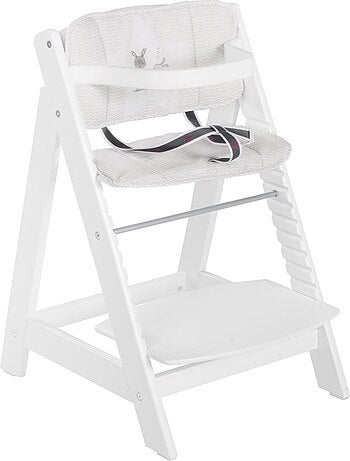 Wasbaar kussen voor kinderstoel met konijnenprint 'Fox et Bunny' ROBA