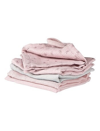 Washandje van biologisch katoen Oeko-Tex - set van 5 - ROBA 'Lil Planet'