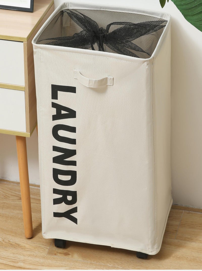 Wasmanden van Polyester PROMO LINGE Wit - Kiabi
