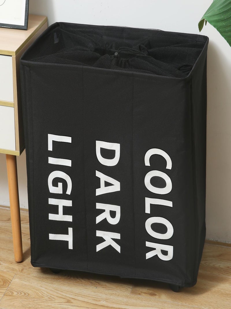 Wasmanden van Polyester PROMO LINGE Zwart - Kiabi