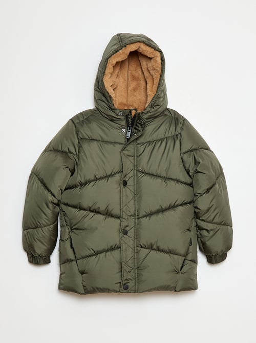 Waterafstotend donsjack met doorgestikte kap - Kiabi Waterafstotend donsjack met doorgestikte kap - Kiabi